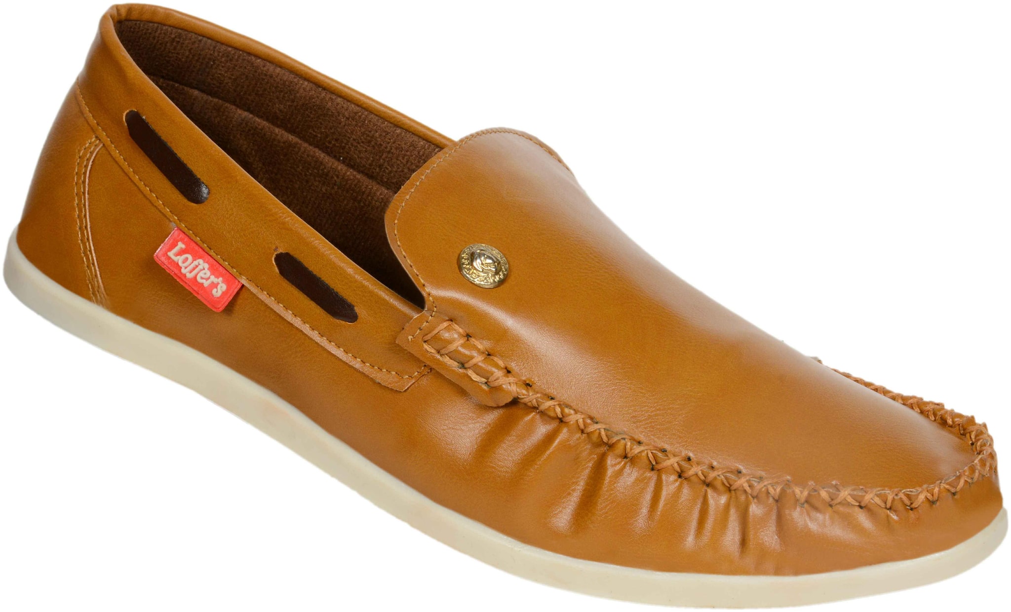 

SHOES KINGDOM Men Tan Loafers