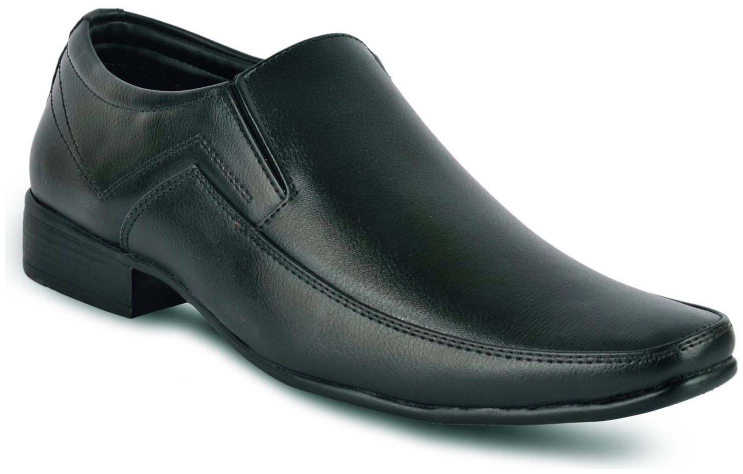 

SHOVOC Men Black Slip-On Formal Shoes