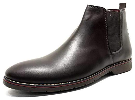 

SIM STYLE Men Brown Chelsea Boots