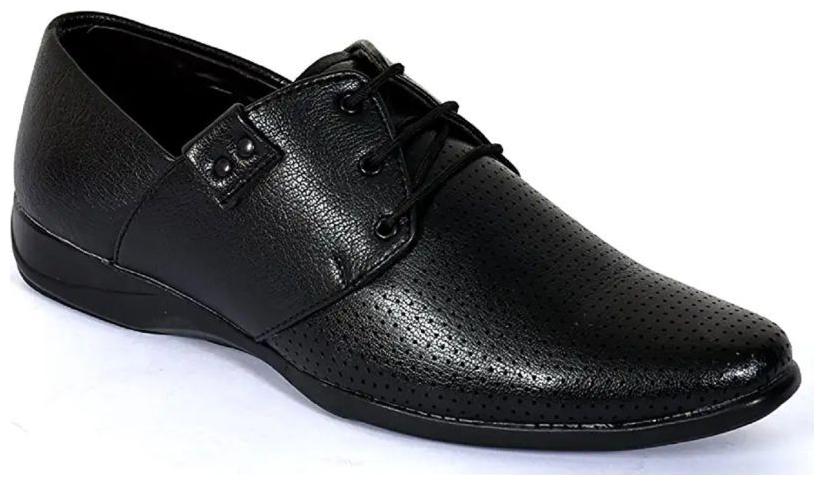 

SIM STYLE Men Black Derby Formal Shoes