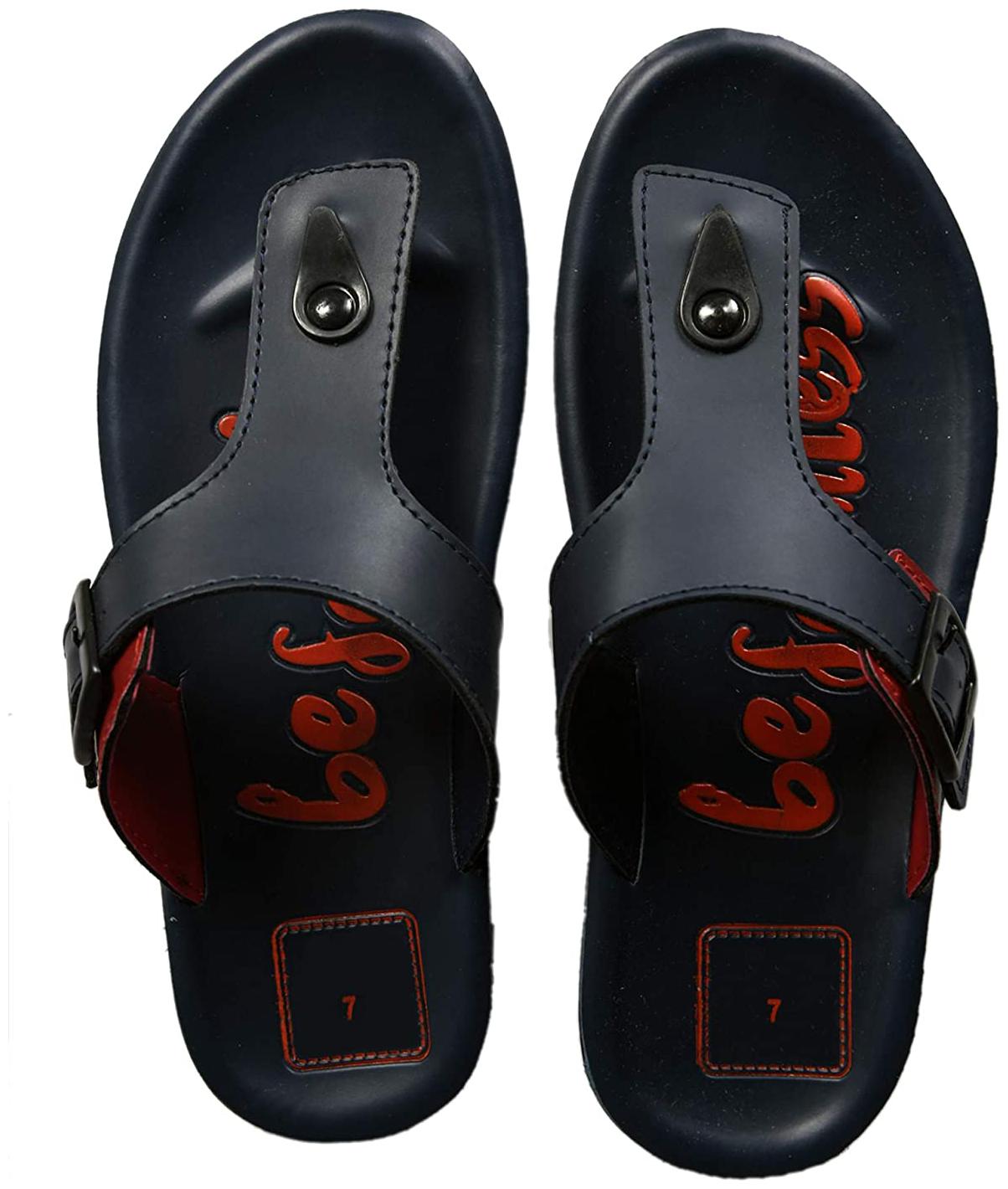 

SIM STYLE Men Navy Blue Flip-Flops - 1 Pair