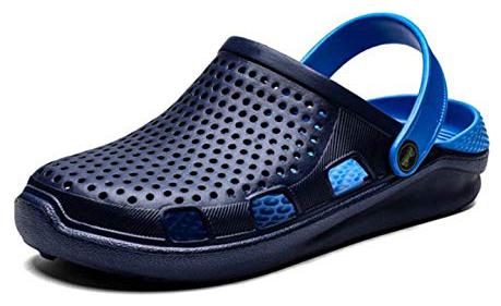 

SIM STYLE Men Navy Blue Clogs