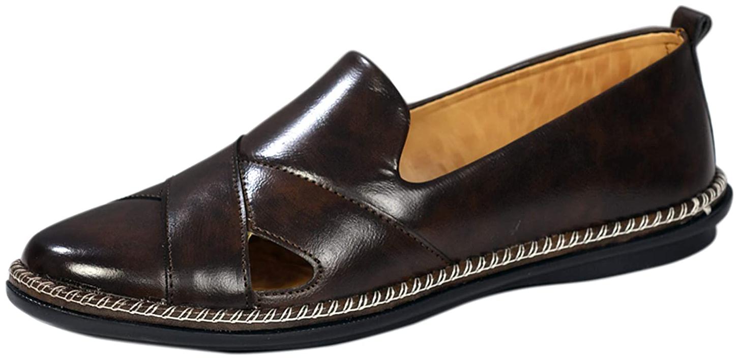 

SIM STYLE Men Brown Loafers