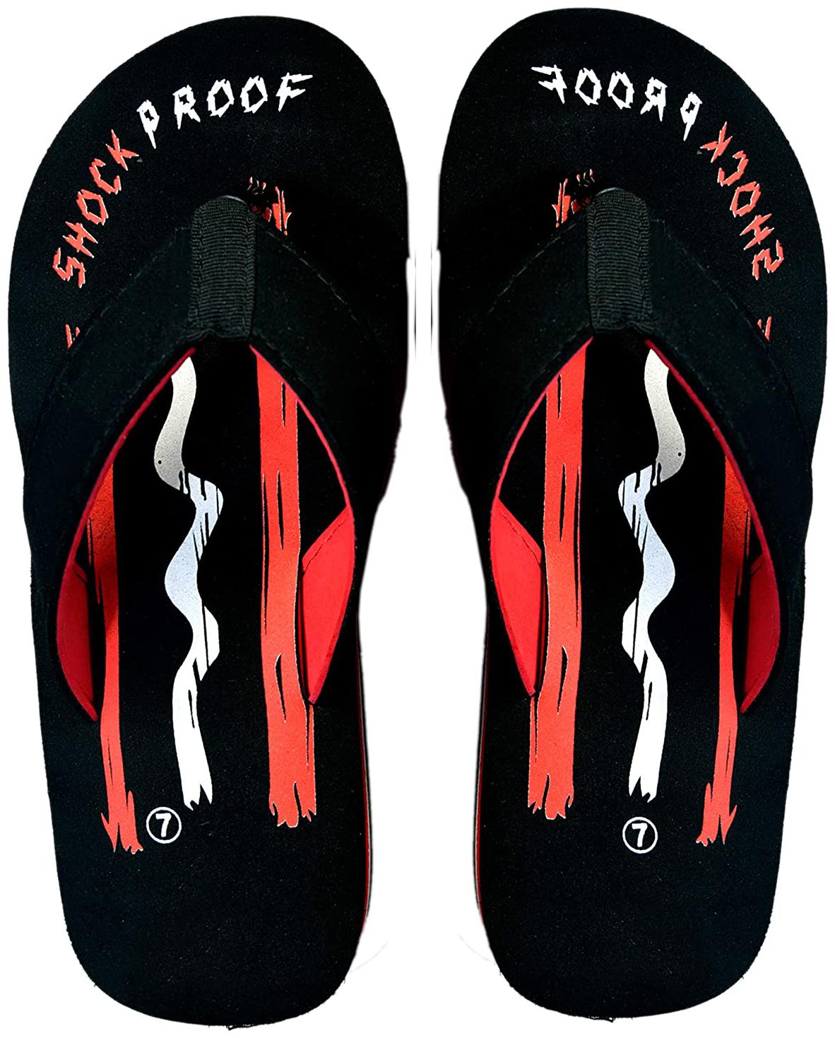 

SIM STYLE Men Black Indoor Slippers - 1 Pair