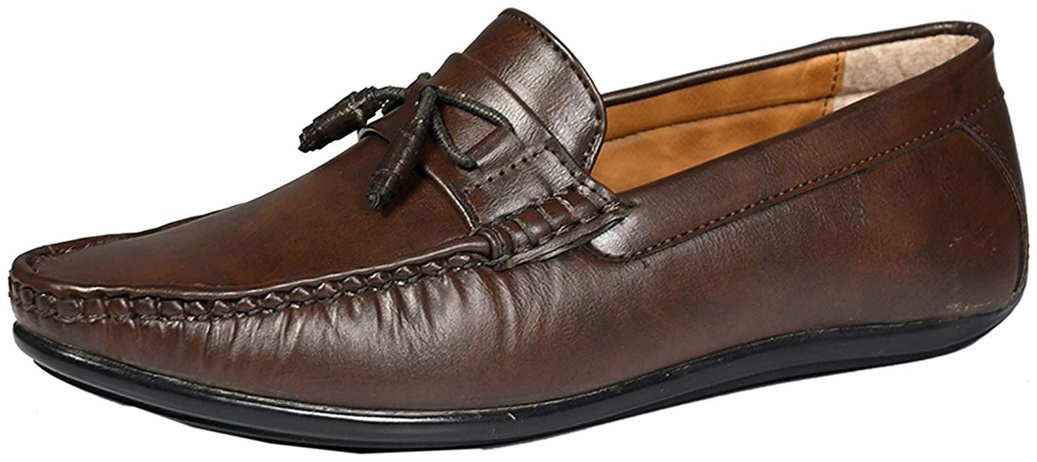

SIM STYLE Men Brown Loafers