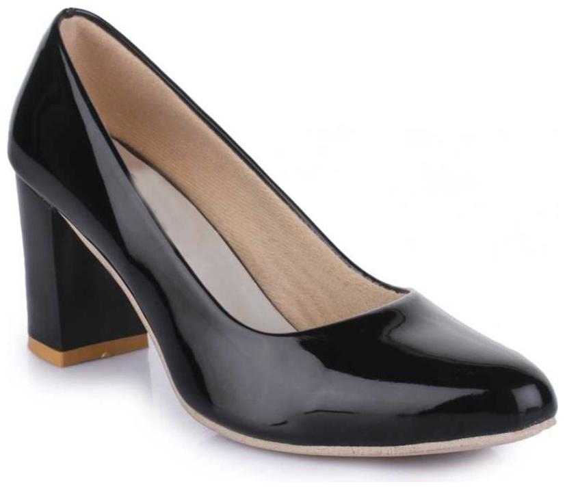 

SIM STYLE Women Black Pumps