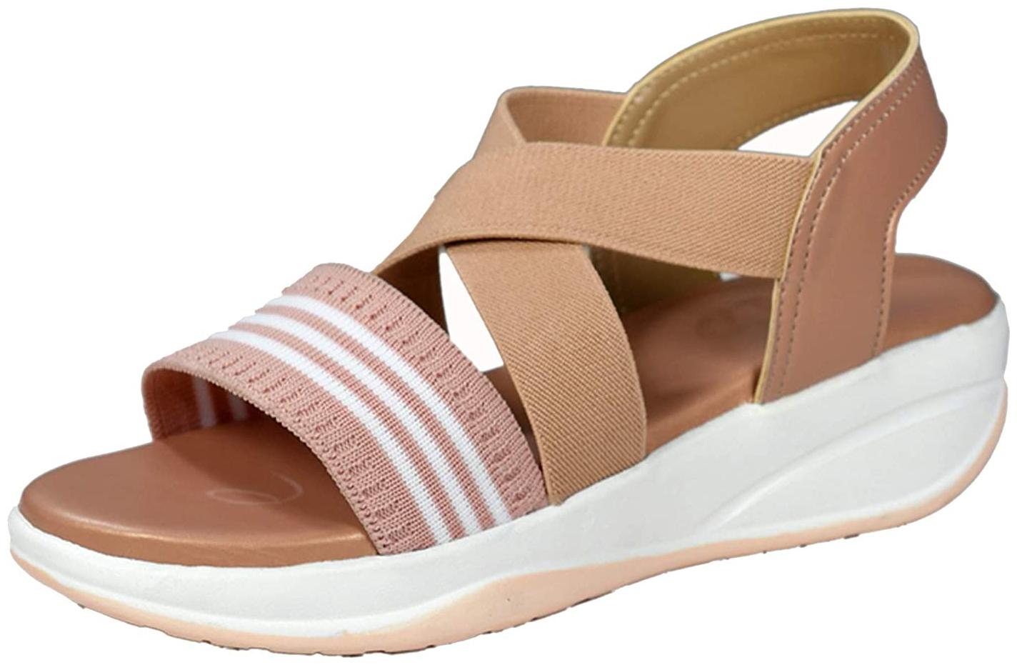 

SIM STYLE Women Pink Sandals
