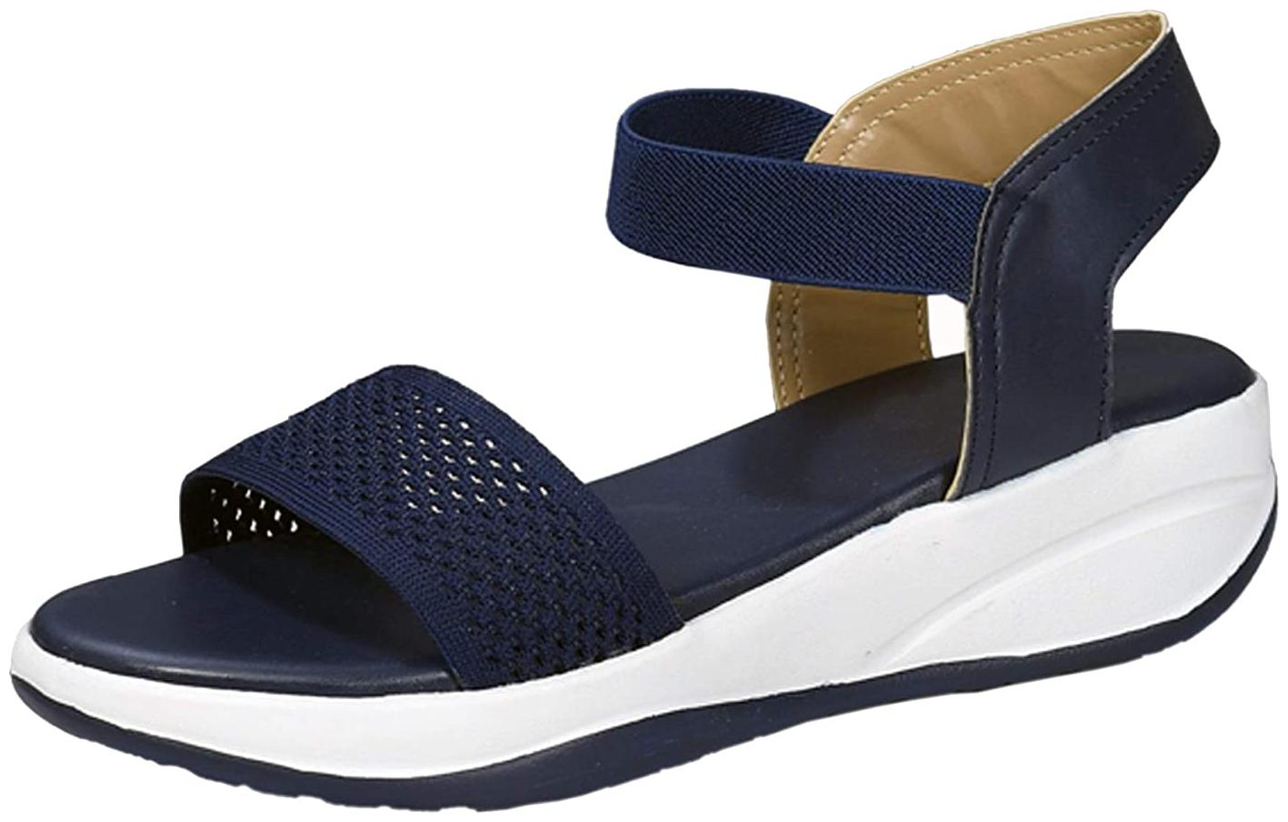 

SIM STYLE Women Navy Blue Sandals