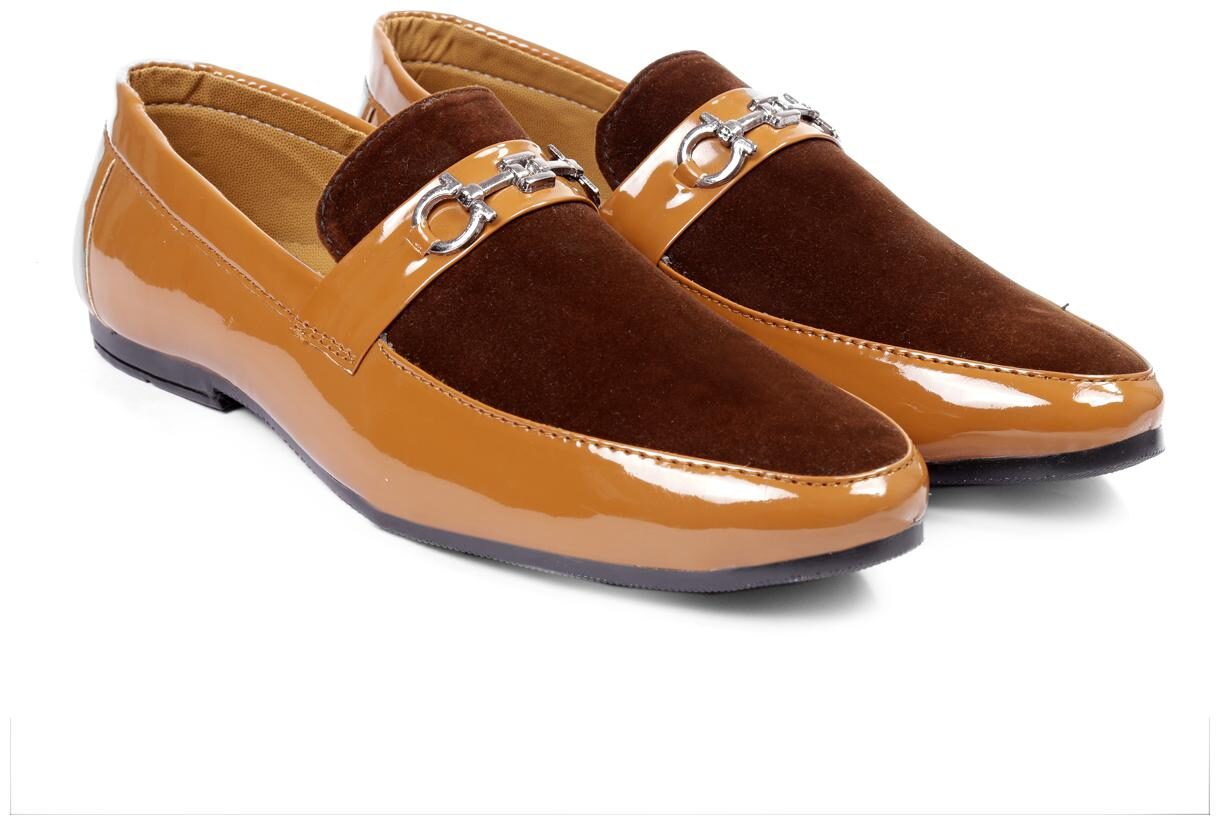 

SINGING BIRD Unisex Brown Loafers