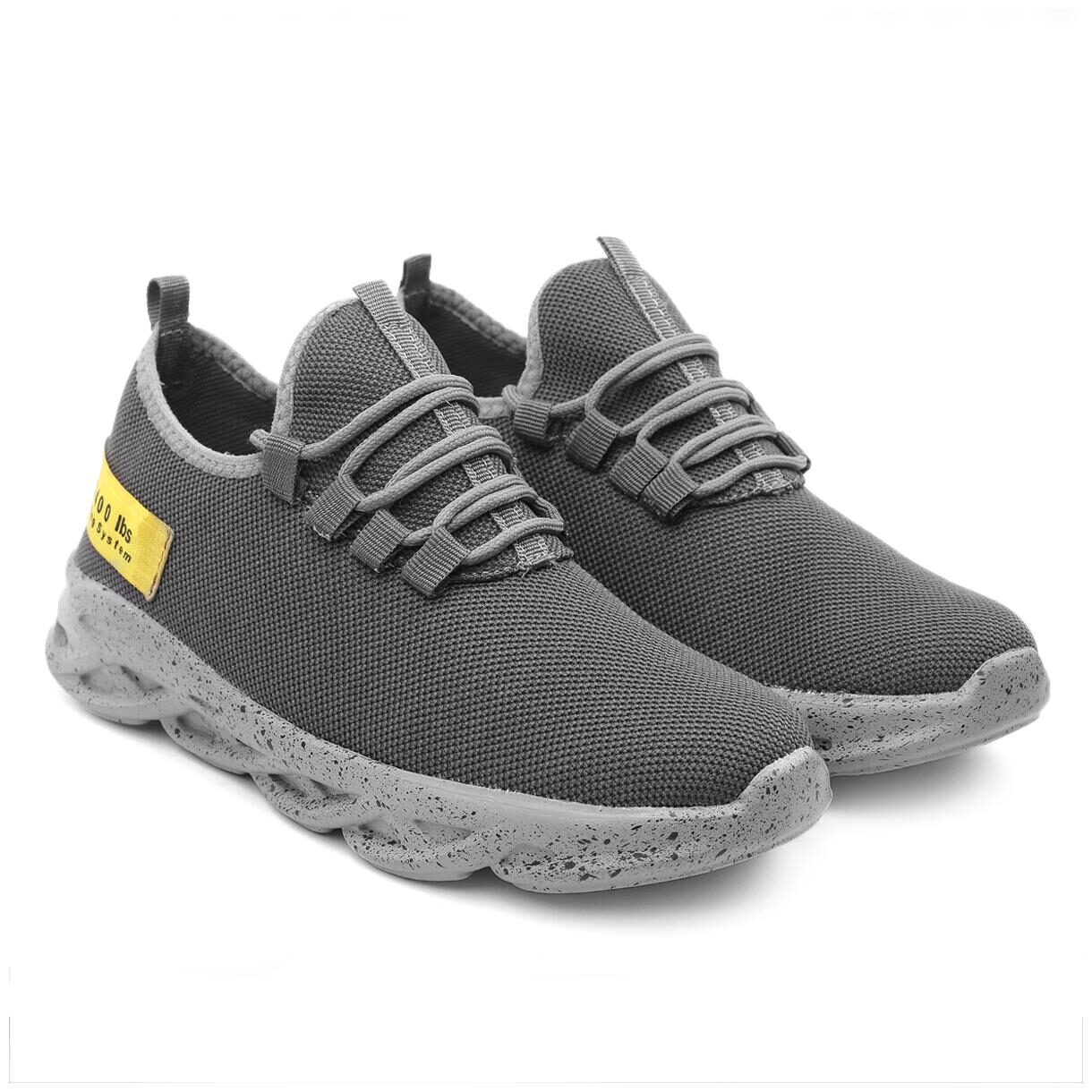 

SINGING BIRD Unisex Running Shoes ( Grey )