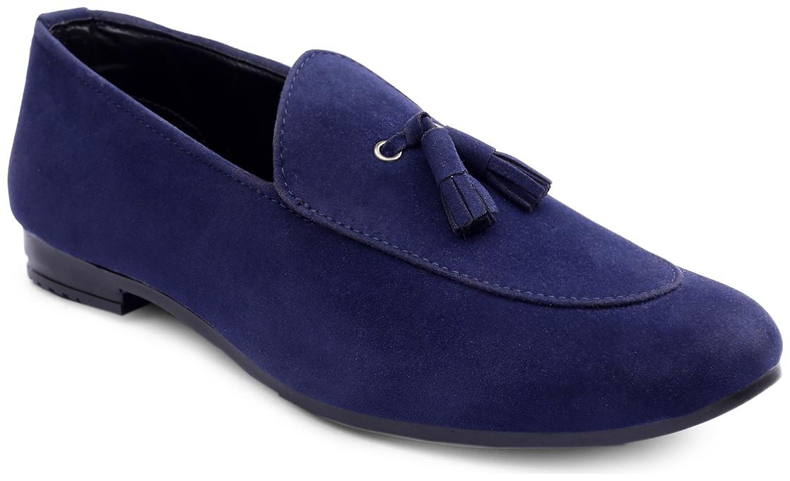 

SINGING BIRD Unisex Blue Loafers