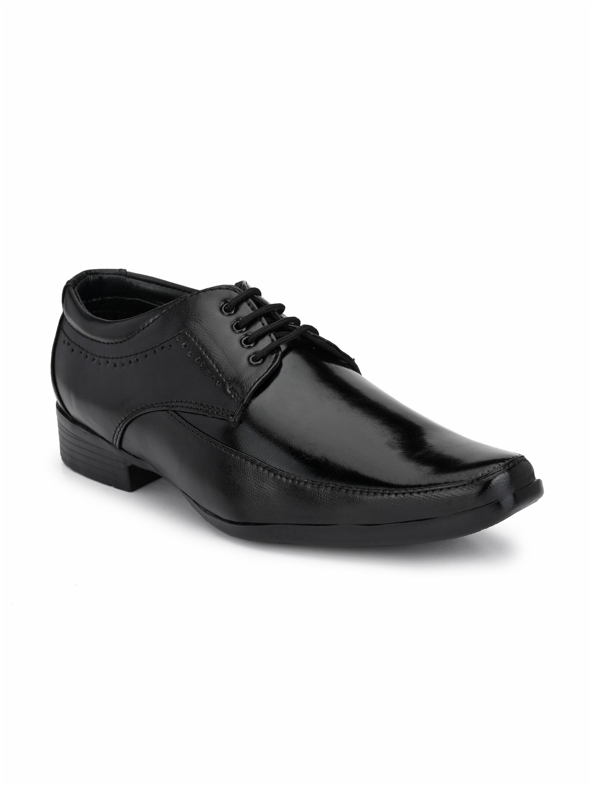 

Sir Corbett Men Black Derby Formal Shoes - 1809