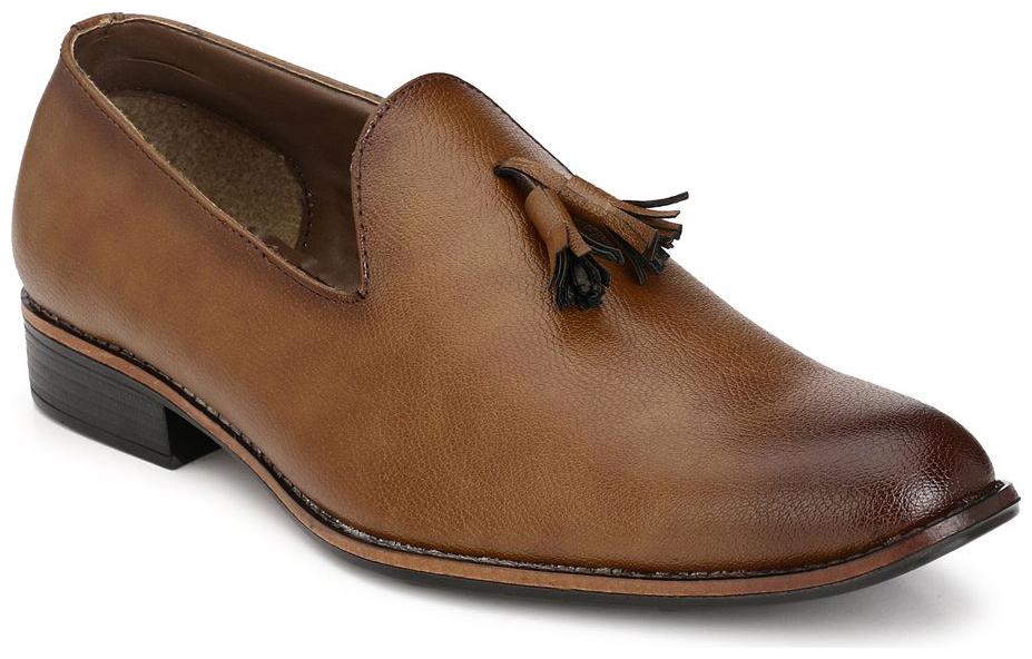 

Sir Corbett Men Black Slip-On Formal Shoes