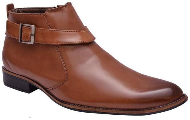 Sir Corbett Monk Shoes Formal Shoes For Men ( BROWN )