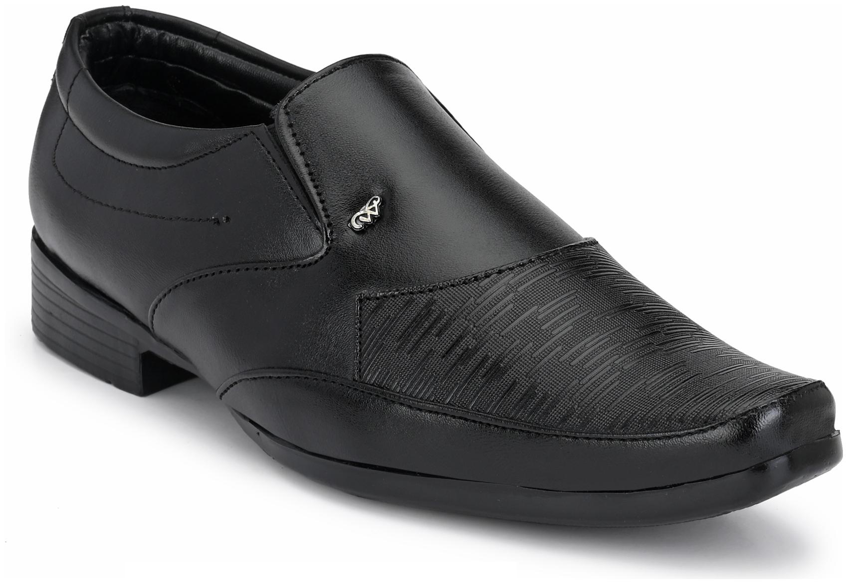 

Sir Corbett Men Black Slip-On Formal Shoes - 1807