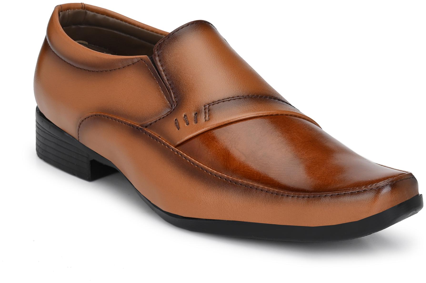 

Sir Corbett Men Tan Slip-On Formal Shoes - 1808