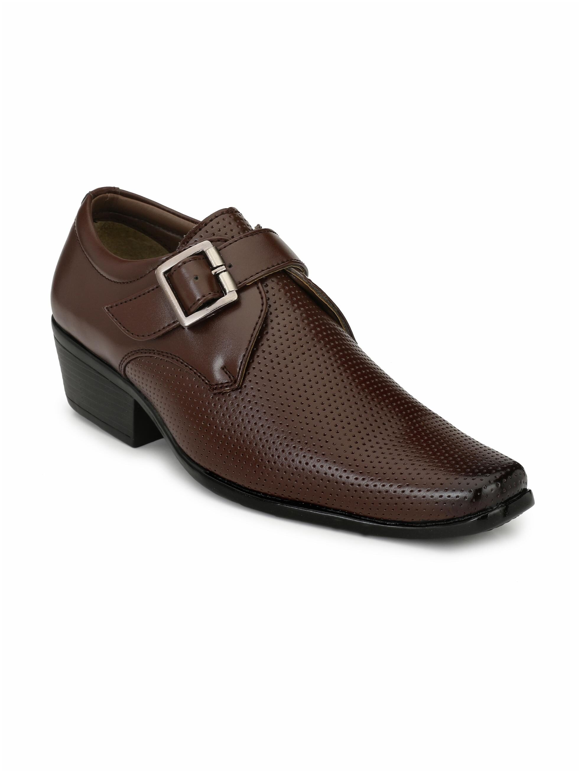 

Sir Corbett Men Brown Monk Shoes Formal Shoes - 706C