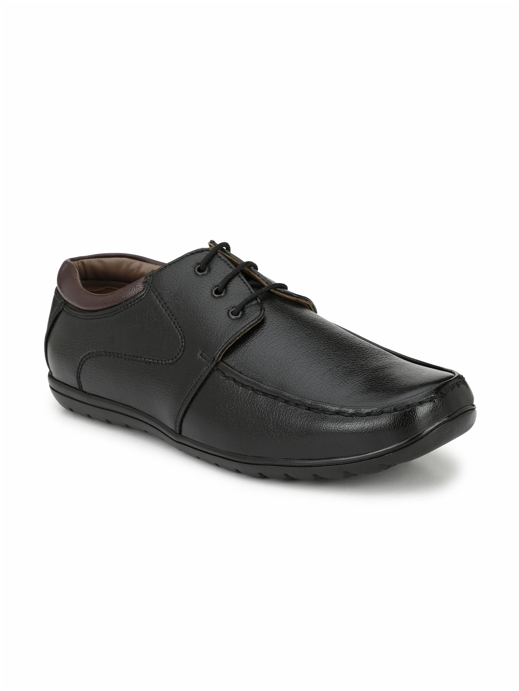 

Sir Corbett Men Black Derby Formal Shoes - 1106C