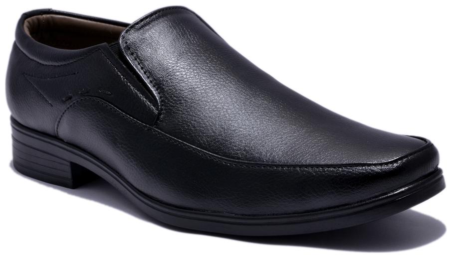 

Sir Corbett Men Black Slip-On Formal Shoes - 2105C