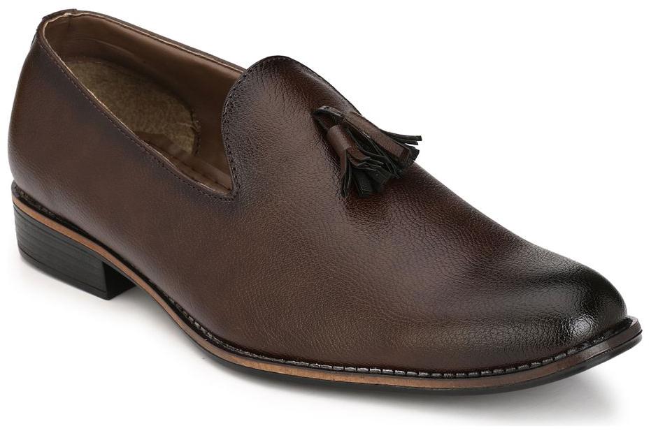 

Sir Corbett Men Black Slip-On Formal Shoes