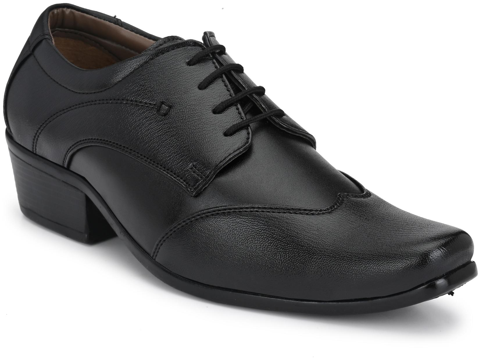 

Sir Corbett Men Black Derby Formal Shoes - 708C