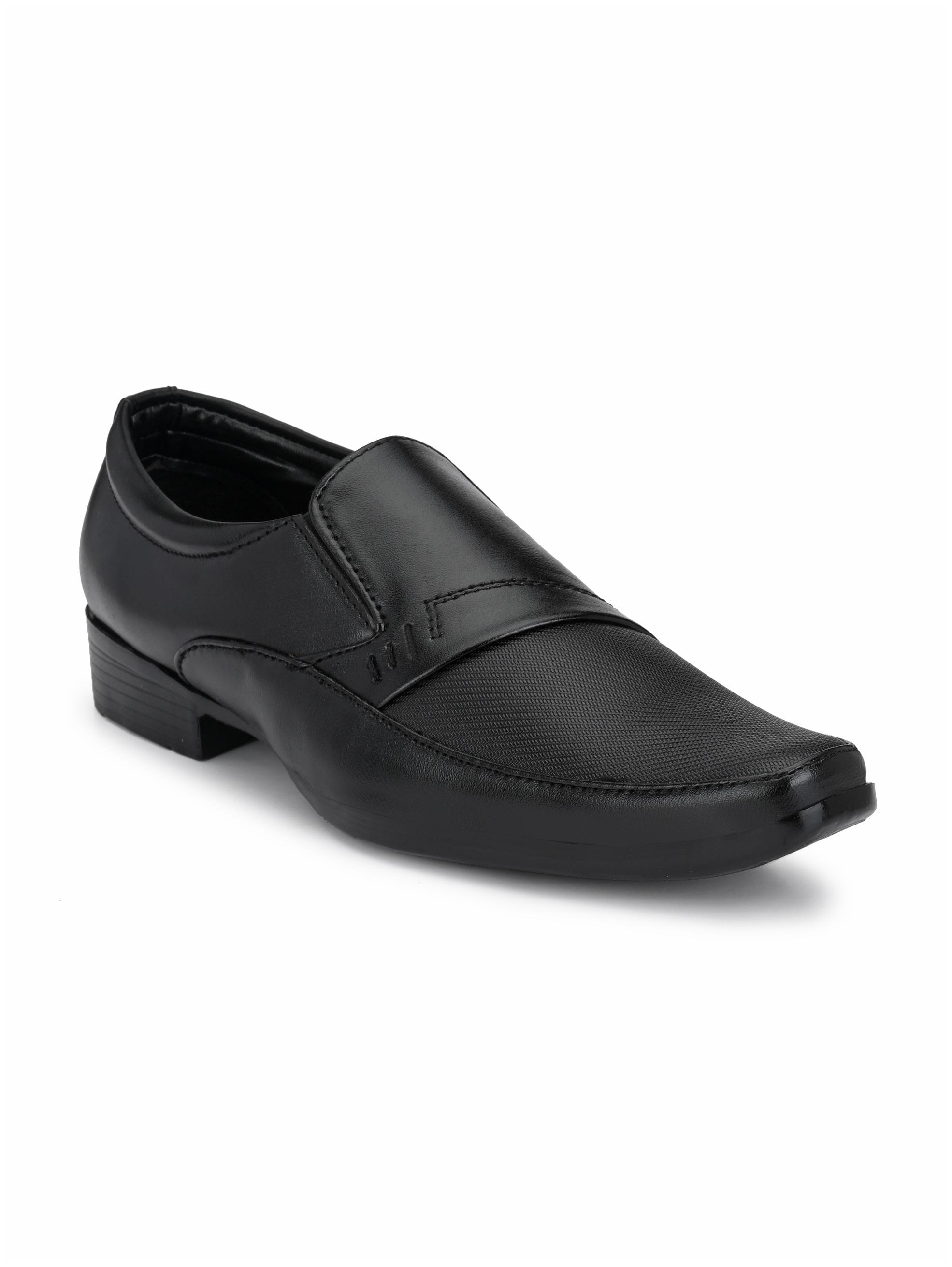 

Sir Corbett Men Black Slip-On Formal Shoes - 1808