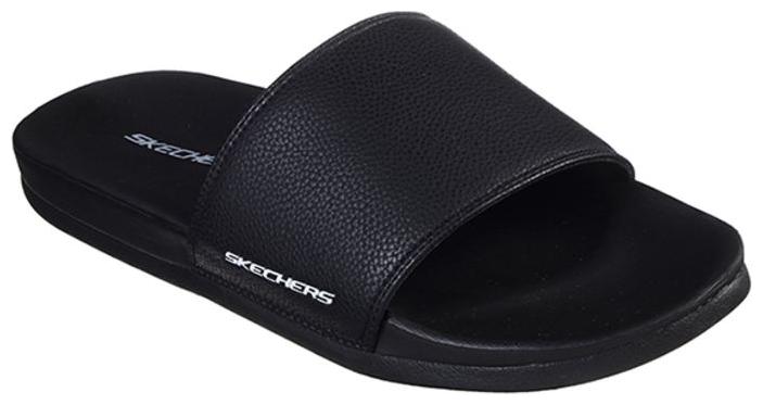 skechers leather slippers