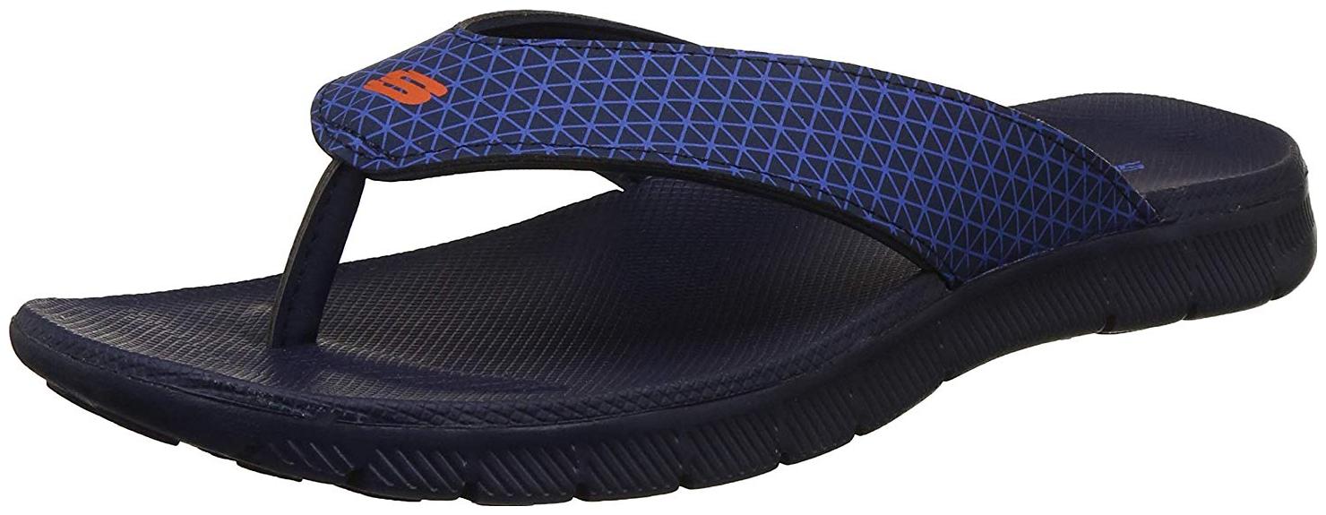 

Skechers Men Navy Blue Outdoor Slippers