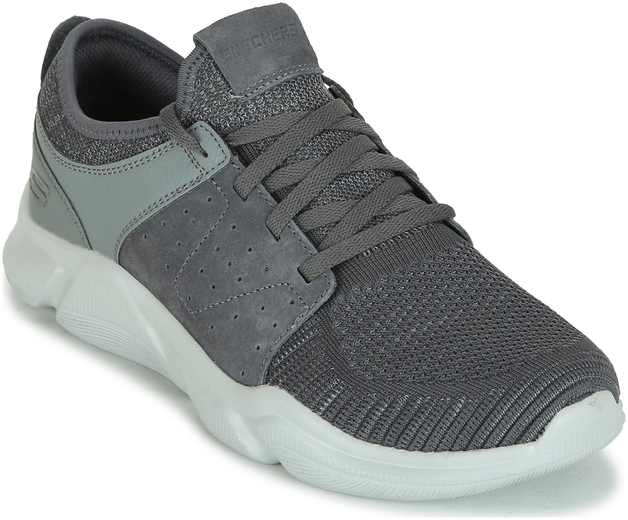 

Skechers Men DRAFTER - WELLMONT Walking Shoes ( Grey )