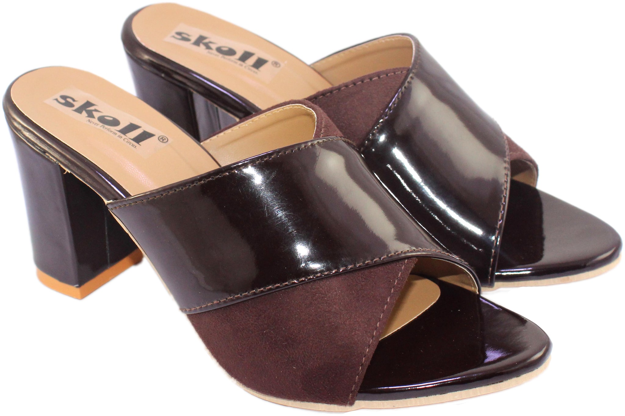 

Skoll Women Brown Heeled Sandals