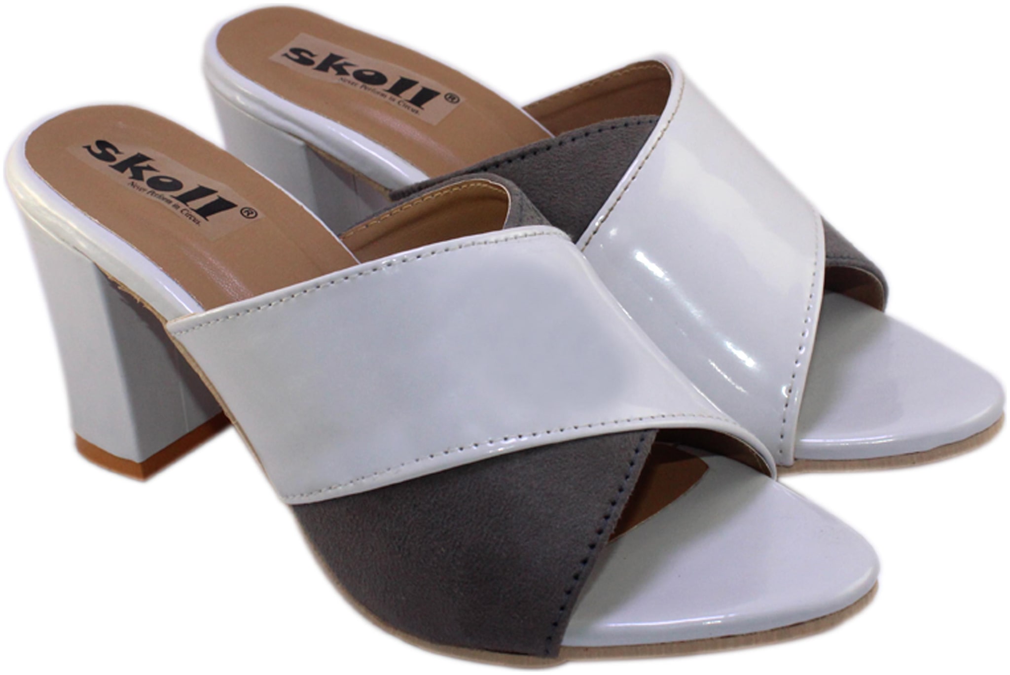 

Skoll Women Grey Heeled Sandals