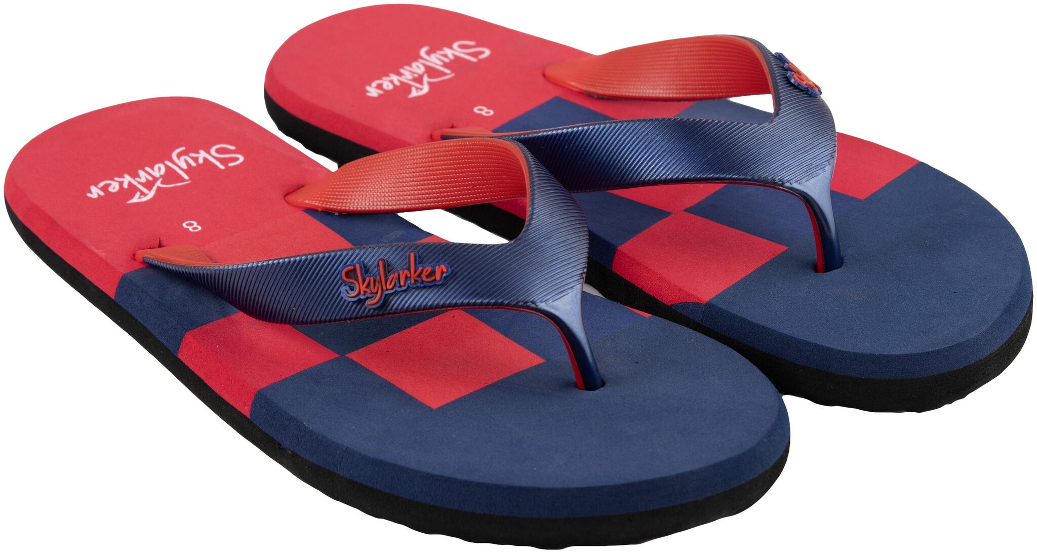

SKYLARKER Men Red Blue Flip-Flops - 1 Pair