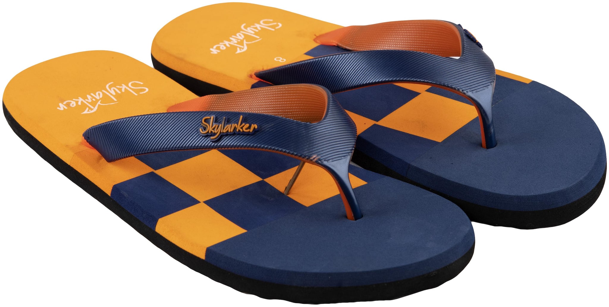 

SKYLARKER Men Blue Orange Flip-Flops - 1 Pair