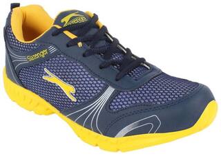 Slazenger Running Shoes For Unisex ( Navy Blue , Yellow )