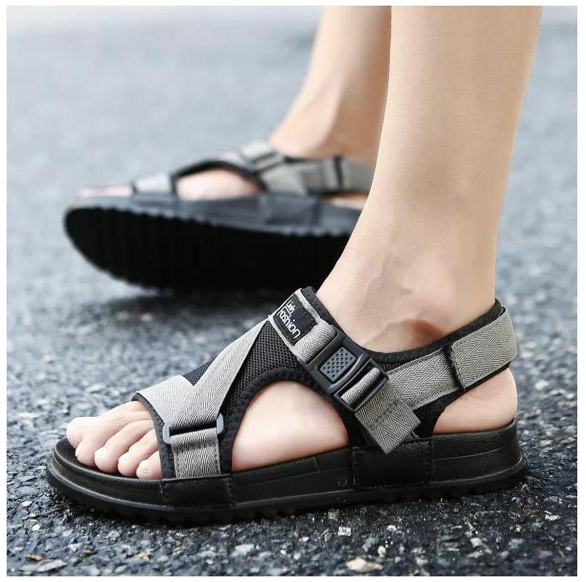 

Enso Sandals for Men - Grey and Black