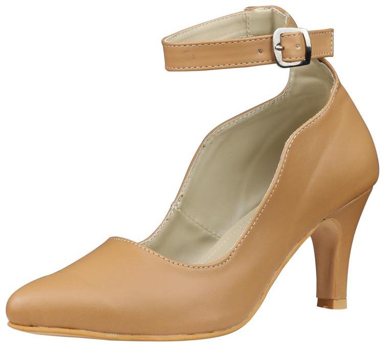 

Snasta Women Beige Heeled Sandals