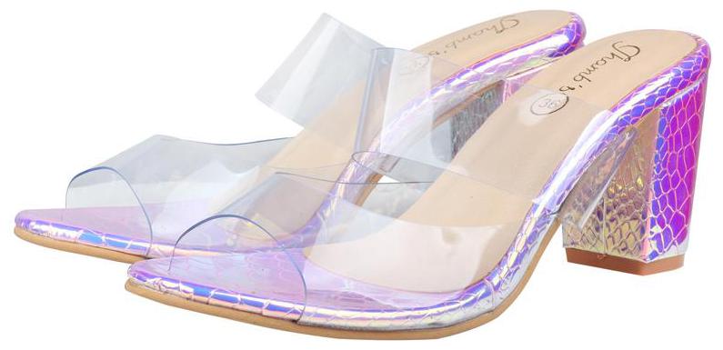 

Snasta Women Purple Heeled Sandals