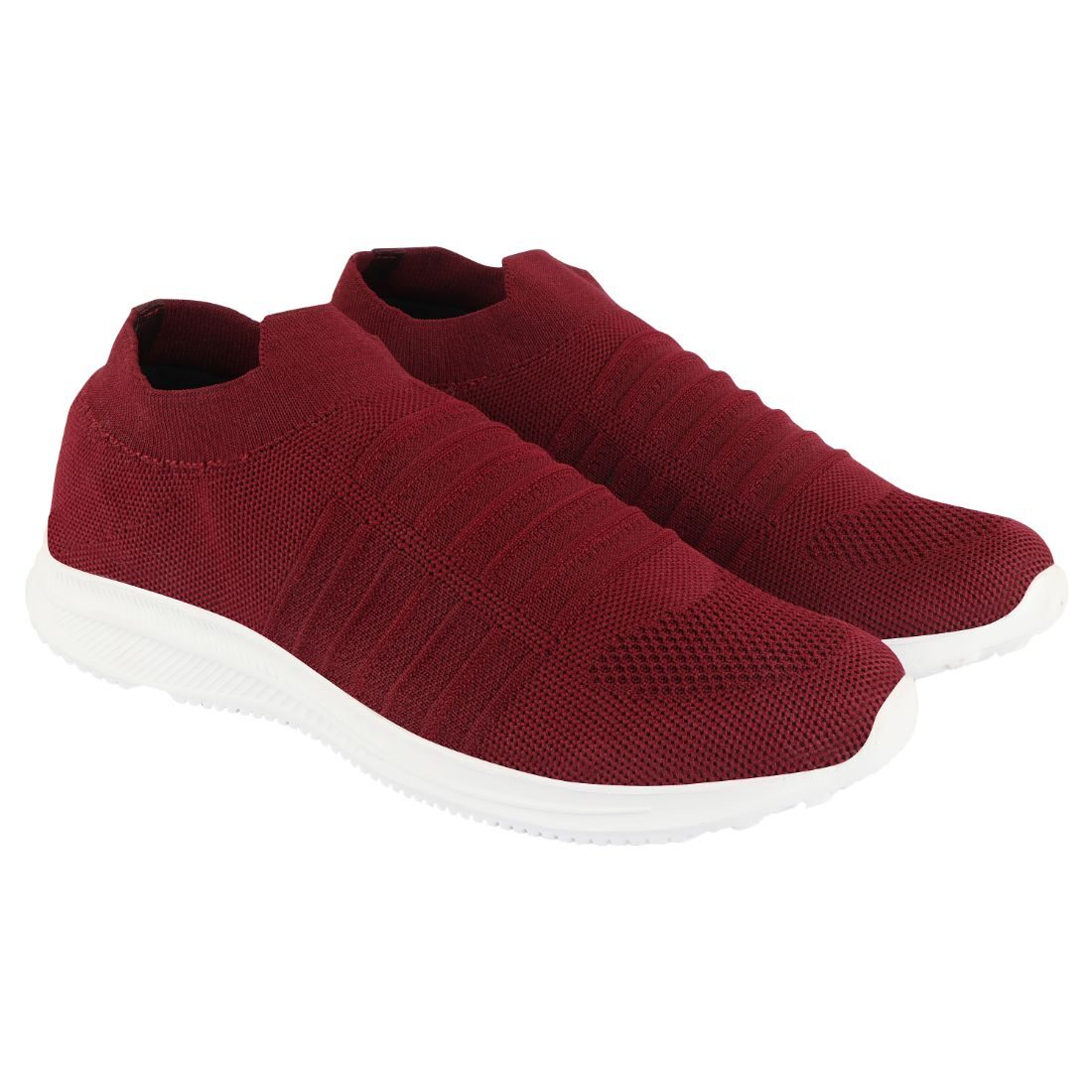 

Sneakers Men Running Shoes ( Maroon )