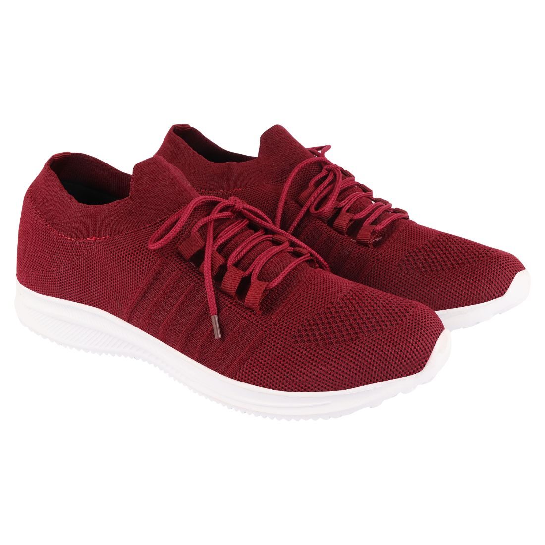 

Sneakers Men Running Shoes ( Maroon )