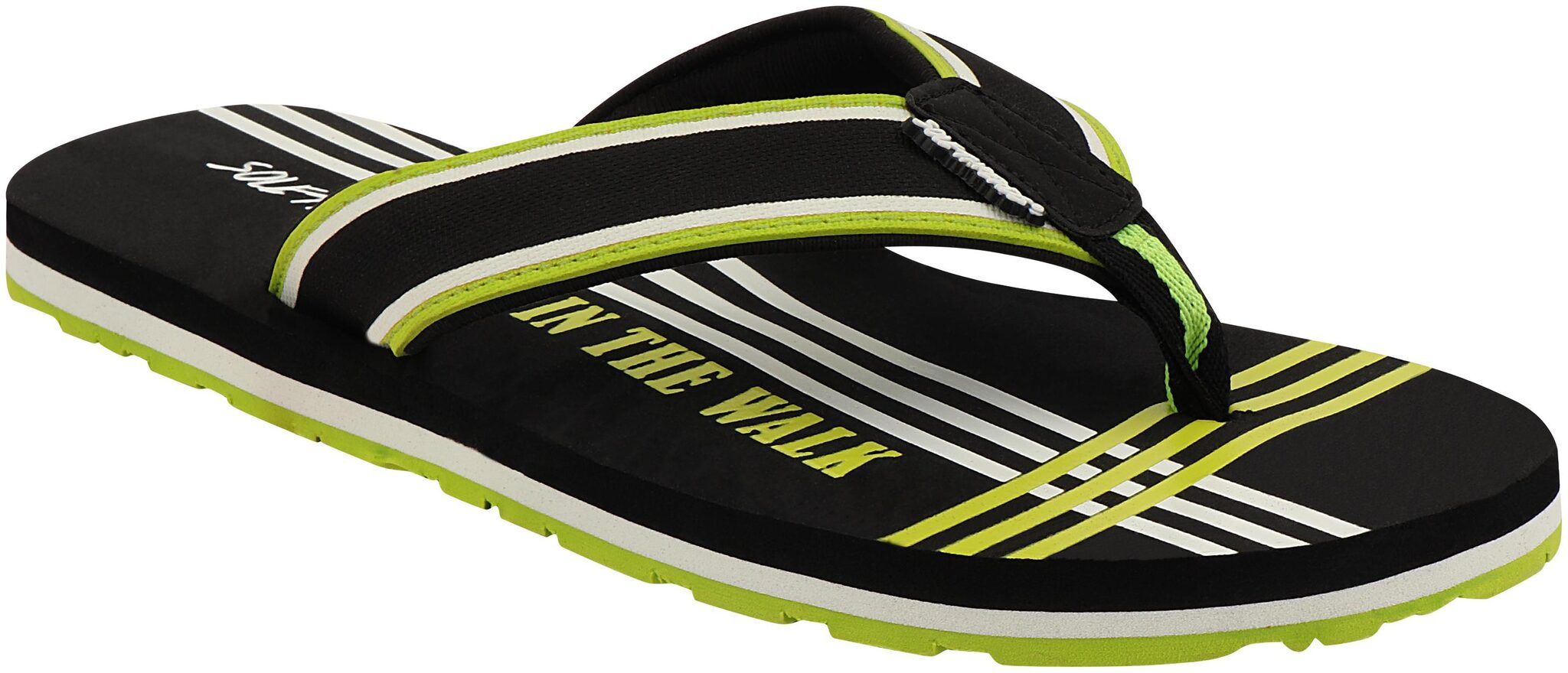 

Solethreads Men Black Flip-Flops - 1 Pair