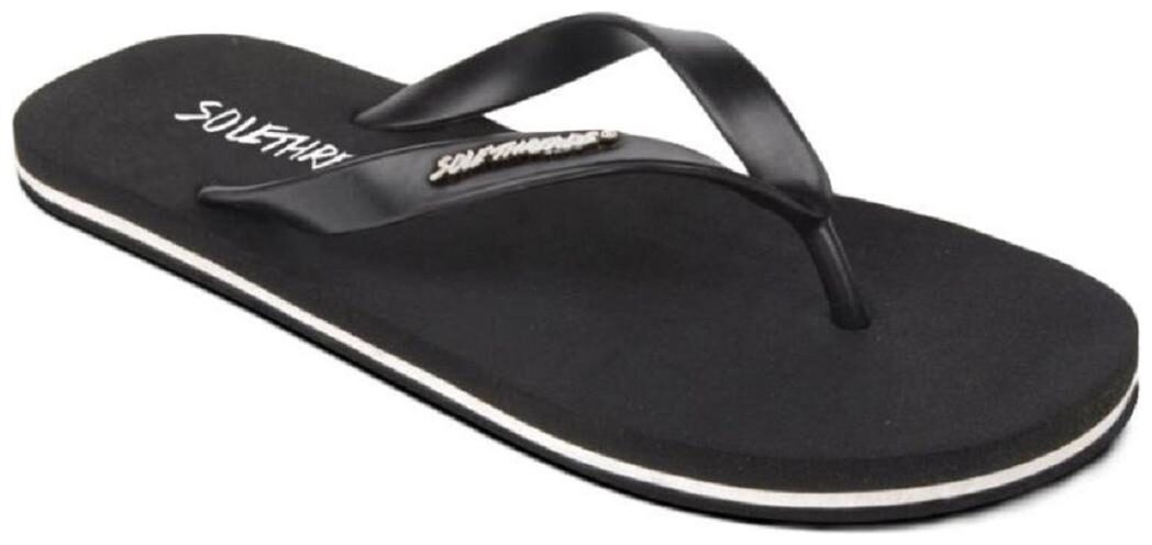

Solethreads Men Black ST BASIC Thongs Outdoor Slippers