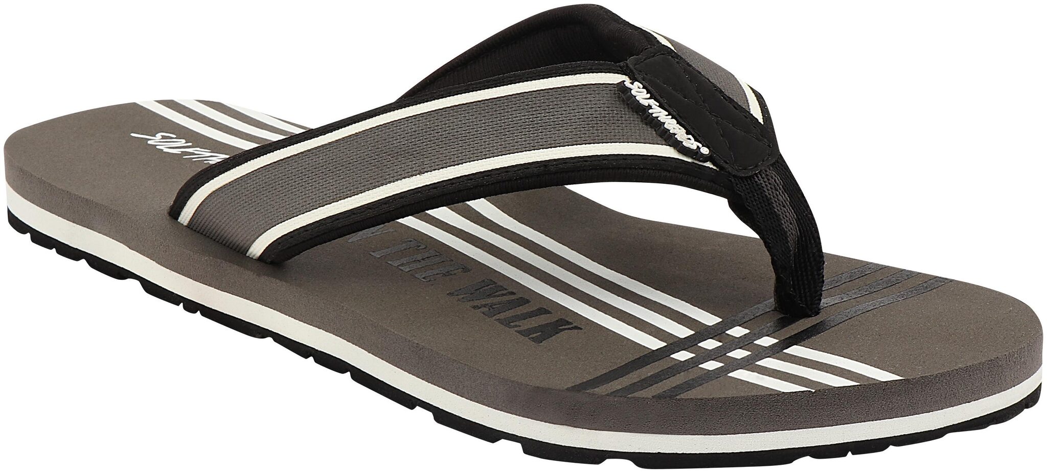 

Solethreads Men Grey Flip-Flops - 1 Pair