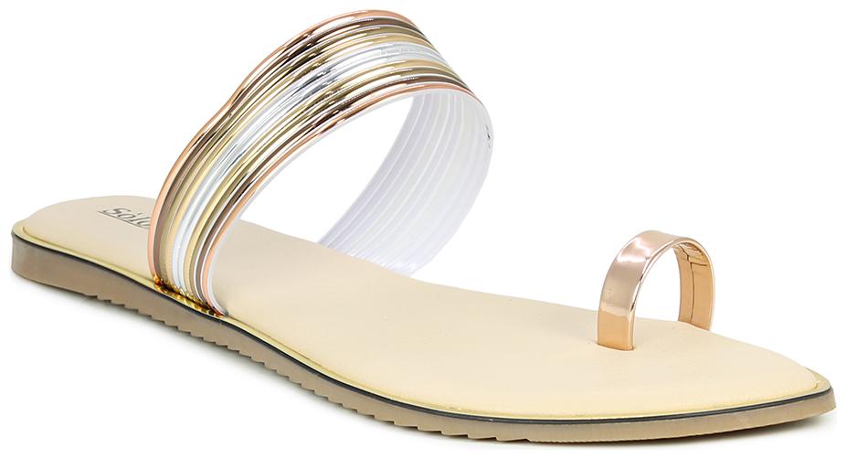 

S lofas Women Gold Sandals