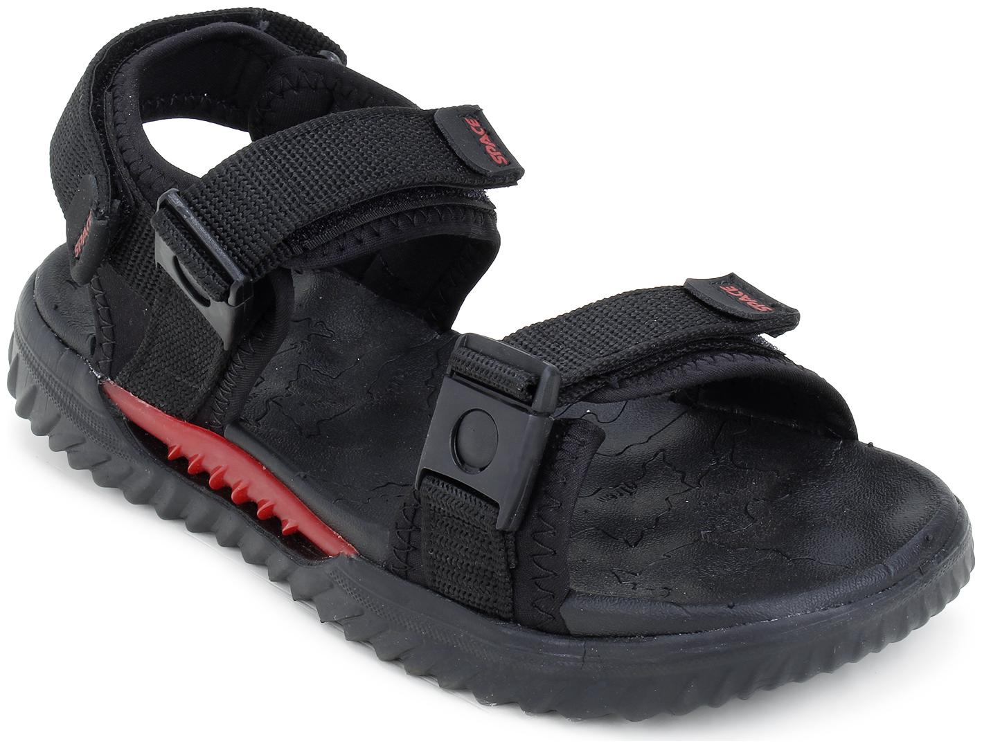 

Space Men Black Sandals
