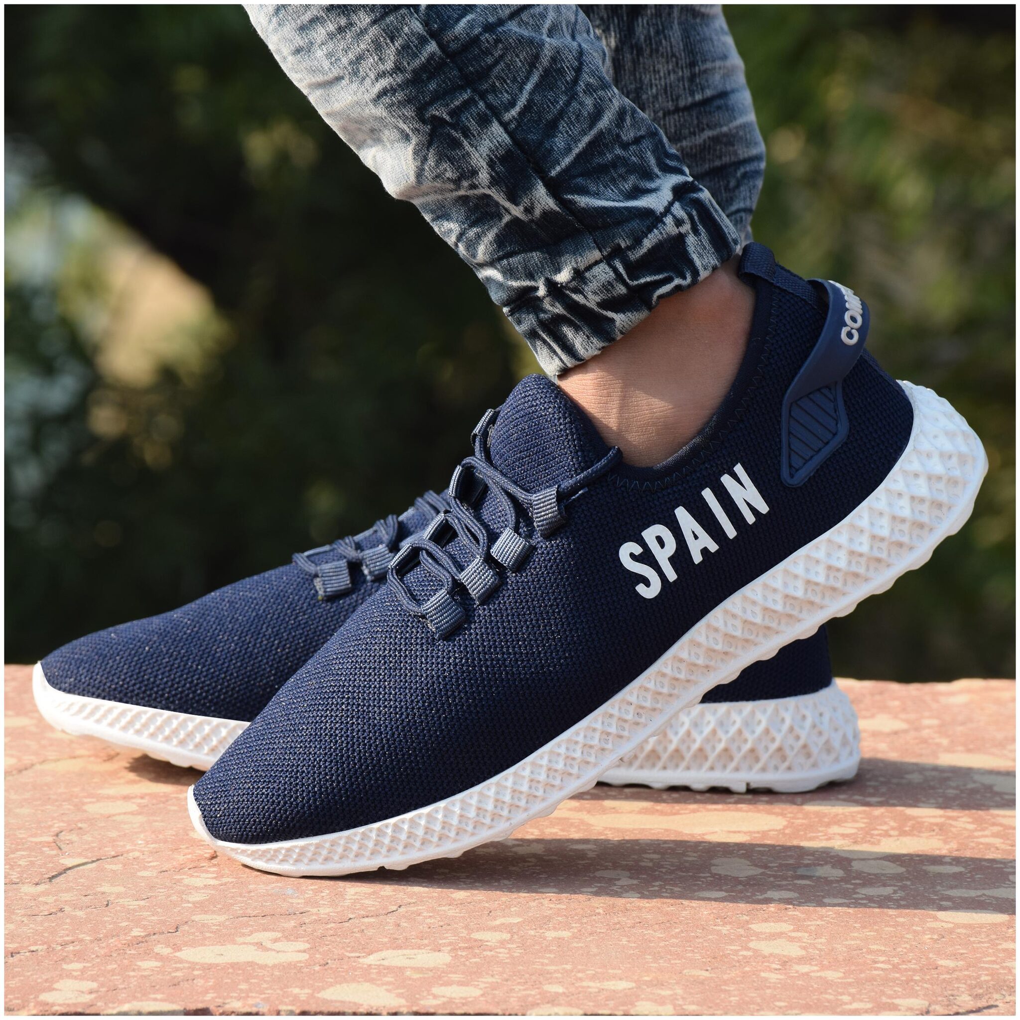 

SPAIN Men Blue Casual Shoes - SPN-BLU-PNT-07