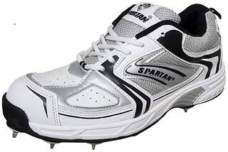 Spartan Cricket Shoes For Men ( White )