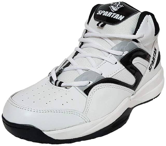 Spartan Basketball Shoes For Men ( White )