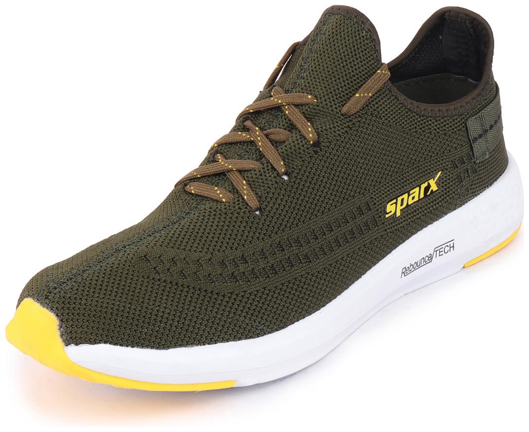 

Sparx Men SM-482 D OLIVE YELLOW Running Shoes ( Beige )