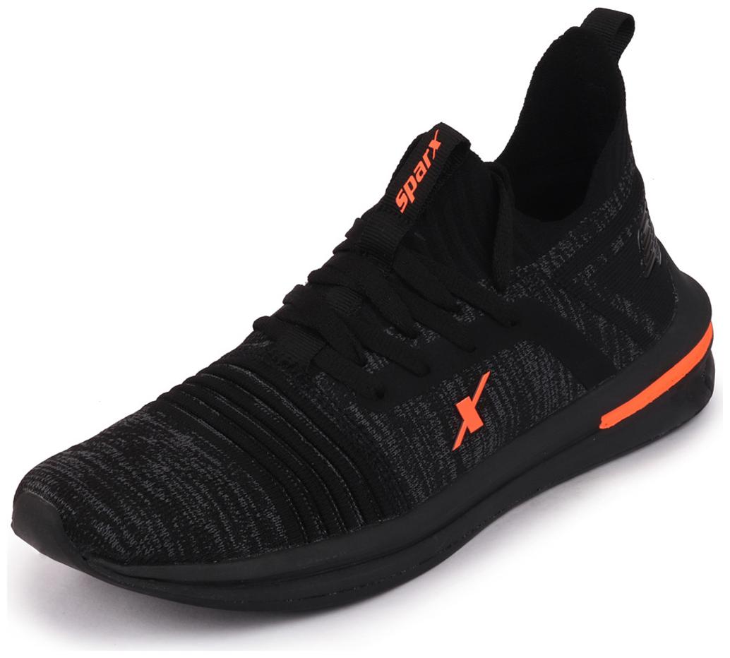 

Sparx Men SM-490 BLK ORANGE Running Shoes ( Black )