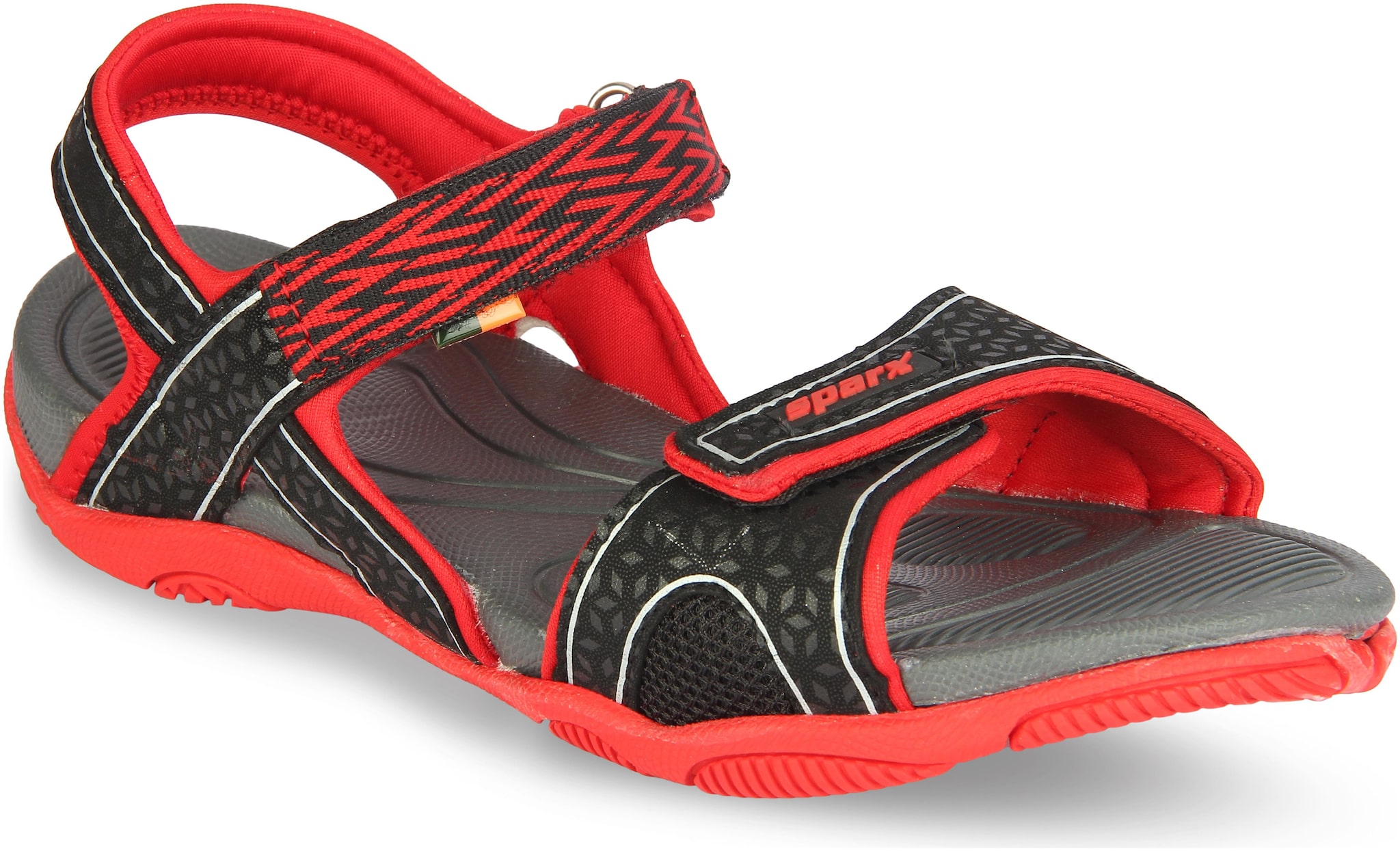 

Sparx Women Black Red Floaters